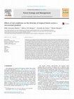 Research paper thumbnail of Effects of soil conditions on the diversity of tropical forests across a successional gradient