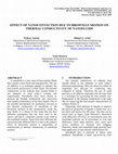 Research paper thumbnail of Effect of nanoconvection due to Brownian motion on thermal conductivity of nanofluids