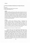 Research paper thumbnail of Pemikiran Pendidikan Multikultural Ki Hadjar Dewantara