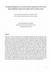 Research paper thumbnail of The agenda-building practices of social movement organizations of the extreme right: mobilization strategy, issue attention and news media coverage