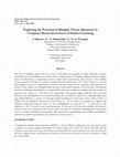 Research paper thumbnail of Exploring the Potential of Multiple Choice Questions in Computer-Based Assessment of Student Learning