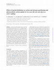 Research paper thumbnail of Effects of partial defoliation on carbon and nitrogen partitioning and photosynthetic carbon uptake by two-year-old cork oak (Quercus suber) saplings