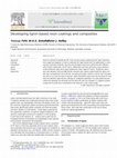 Research paper thumbnail of Developing lignin-based resin coatings and composites