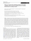 Research paper thumbnail of Tobacco use among urban Aboriginal Australian young people: a qualitative study of reasons for smoking, barriers to cessation and motivators for smoking cessation