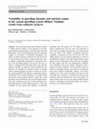 Research paper thumbnail of Variability in upwelling intensity and nutrient regime in the coastal upwelling system offshore Namibia: results from sediment archives