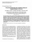 Research paper thumbnail of Trino IB ameliorates the oxidative stress of cryptorchidism in the rat