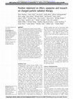 Research paper thumbnail of Position statement on ethics, equipoise and research on charged particle radiation therapy