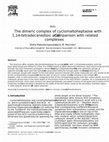 Research paper thumbnail of The dimeric complex of cyclomaltoheptaose with 1,14-tetradecanedioic acid. Comparison with related complexes