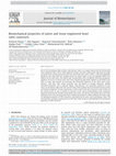 Research paper thumbnail of Biomechanical properties of native and tissue engineered heart valve constructs