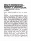 Research paper thumbnail of Abstract 162: Reduced pro-inflammatory cytokines and immunosuppressive cells in patients with prostate cancer following consumption of soy isoflavone enriched bread