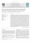 Research paper thumbnail of Effects of simulated natural and massive resuspension on benthic oxygen, nutrient and dissolved inorganic carbon fluxes in Loch Creran, Scotland