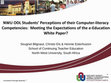 Research paper thumbnail of NWU ODL Students' Perceptions of their Computer-literacy Competencies: Meeting the Expectations of the e-Education White Paper?