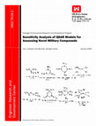 Research paper thumbnail of Sensitivity Analysis of QSAR Models for Assessing Novel Military Compounds