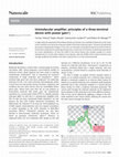 Research paper thumbnail of Unimolecular amplifier: principles of a three-terminal device with power gain