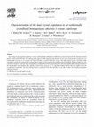 Research paper thumbnail of Characterization of the dual crystal population in an isothermally crystallized homogeneous ethylene-1-octene copolymer