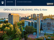 Research paper thumbnail of Open Access Publishing