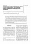 Research paper thumbnail of The changes in shoulder rotation strength ratio for various shoulder positions and speeds in the scapular plane between baseball players and non-players