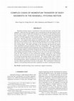 Research paper thumbnail of Complex chain of momentum transfer of body segments in the baseball pitching motion