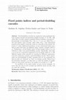 Research paper thumbnail of Fixed points indices and period-doubling cascades