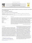 Research paper thumbnail of Total engineering geology approach applied to motorway construction and widening in the Netherlands