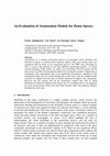 Research paper thumbnail of An Evaluation of Atomization Models for Dense Sprays