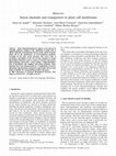 Research paper thumbnail of Anion channels and transporters in plant cell membranes