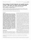 Research paper thumbnail of How binding of small molecule and peptide ligands to HIV-1 TAR alters the RNA motional landscape