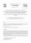 Research paper thumbnail of Creation of wear-resistant near-surface-layers with inhomogeneous structure on NiTi alloy by ion implantation technology