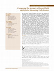 Research paper thumbnail of Field methods for measuring concentrated flow erosion