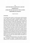 Research paper thumbnail of LGBT Movements, Biopolitics and New Criminology: A preliminary research in the Eastern Mediterranean.