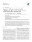 Research paper thumbnail of Simulation of the Electric Field Distribution Near a Topographically Nanostructured Titanium-Electrolyte Interface: Influence of the Passivation Layer