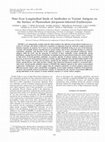 Research paper thumbnail of Nine-year longitudinal study of antibodies to variant antigens on the surface of Plasmodium falciparum-infected erythrocytes