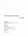 Research paper thumbnail of Noise and hearing loss in musicians