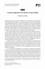 Research paper thumbnail of Long term approach to the menace of rape in India