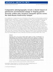 Research paper thumbnail of Comparative phylogeography reveals a shared impact of pleistocene environmental change in shaping genetic diversity within nine Anopheles mosquito species across the Indo-Burma biodiversity hotspot