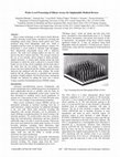 Research paper thumbnail of Wafer Level Processing of Silicon Arrays for Implantable Medical Devices