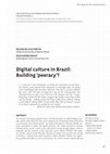 Research paper thumbnail of Digital culture in Brazil: Building ‘peeracy’?