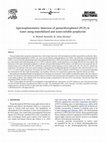 Research paper thumbnail of Spectrophotometric detection of pentachlorophenol (PCP) in water using immobilized and water-soluble porphyrins