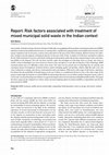 Research paper thumbnail of Asit NEMA Risk Factors in MSW Treatment 996 1001 wmr 102637 December2009