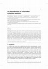 Research paper thumbnail of An Introduction to Oil Market Volatility Analysis