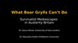 Research paper thumbnail of What Bear Grylls Can't Do: Survivalist Mediascapes in Austerity Britain