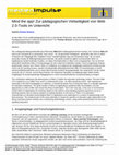 Research paper thumbnail of Mind the app! Zur pädagogischen Vielseitigkeit von Web 2.0-Tools im Unterricht