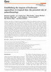 Research paper thumbnail of Establishing the impacts of freshwater aquaculture in tropical Asia: the potential role of palaeolimnology