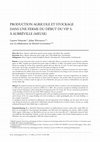 Research paper thumbnail of Production agricole et stockage dans une ferme du début du VIIe s. à Aubréville (Meuse)