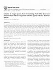 Research paper thumbnail of Isolation of Fungal Species from Fermentating Pearl Millet Gruel and Determination of their Antagonistic Activities against Indicator Bacterial Species