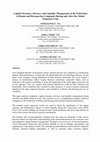 Research paper thumbnail of Capital Structure, Solvency and Liquidity Management of the Federation of Bosnia and Herzegovina Companies During and After the Global Financial Crisis