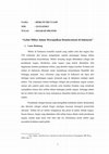 Research paper thumbnail of Demiliterisasi Tentara Nasional Indonesia Pasca Orde Baru