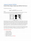 Research paper thumbnail of Kontrol Relay dengan Arduino dan ESP8266 Web Server