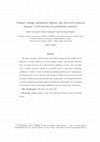 Research paper thumbnail of Climate change mitigation options and directed technical change: A decentralized equilibrium analysis