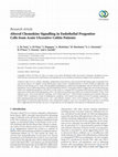 Research paper thumbnail of Altered chemokine signalling in endothelial progenitor cells from acute ulcerative colitis patients